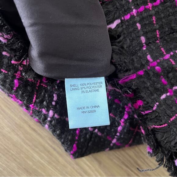 Majorelle Bernadette Tweed Mini dress pink chocolate brown - XS - Picture 12 of 12